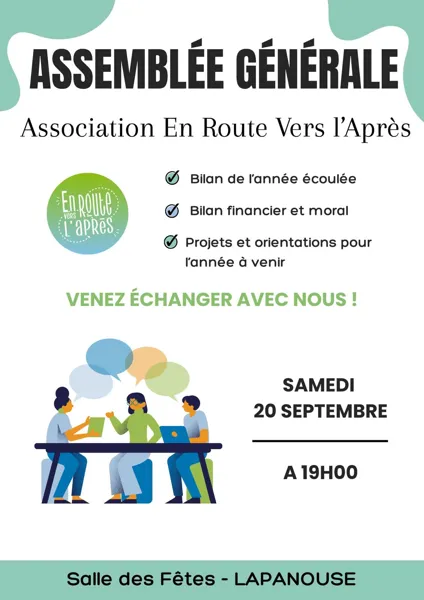 Assemblée générale de l'association En route vers l'après