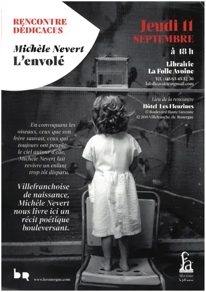 Rencontres dédicaces : L'envolé, Michèle Nevert