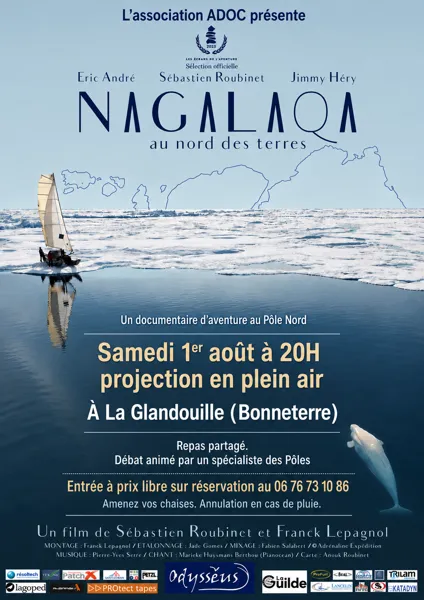 Projection ciné en plein air du documentaire Nagalaqa à Bonnetaire