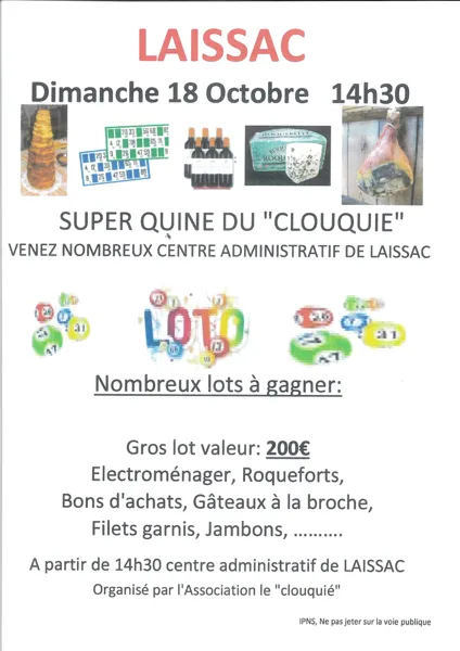 Super quine du club le Clouquié à Laissac