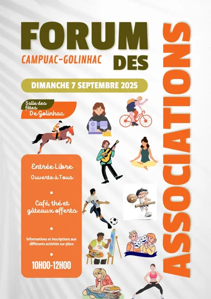 Forum des associations Campuac-Golinhac