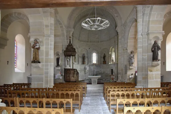 Eglise à Pierrefiche d'Olt, Jean-Etienne Giraud