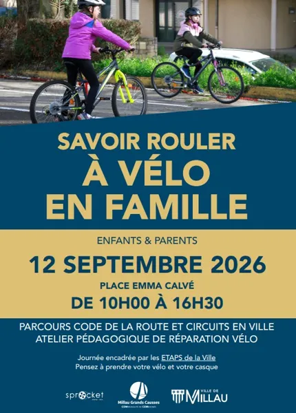 Savoir rouler à vélo en famille