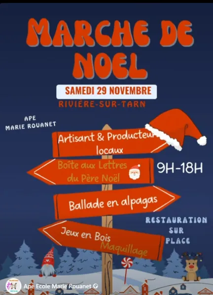 Marché de Noël de Rivière sur Tarn