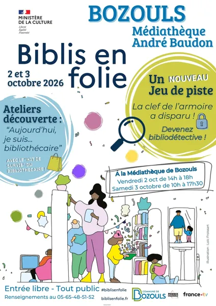 Biblis en folie : devenez bibliodétective et bibliothécaire le temps d’un week-end !