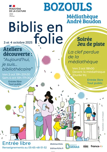 Biblis en folie : devenez bibliodétective et bibliothécaire le temps d’un week-end !