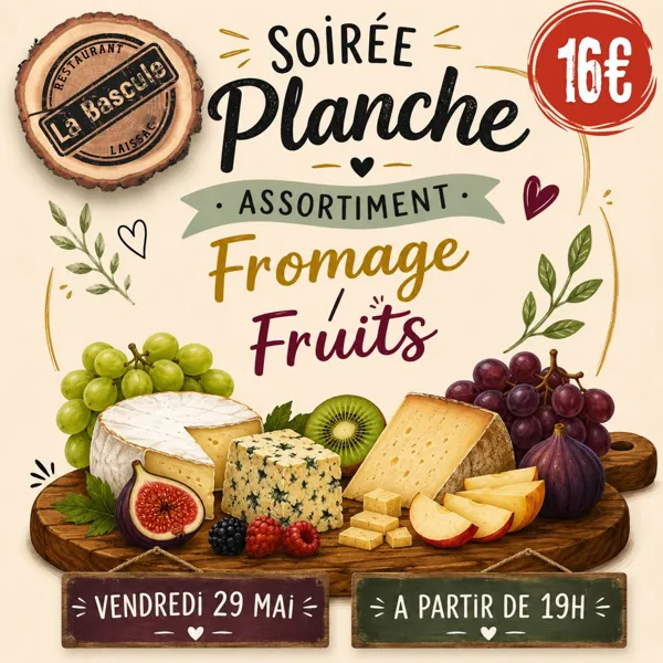 Soirée du vendredi au bar-restaurant la Bascule à Laissac