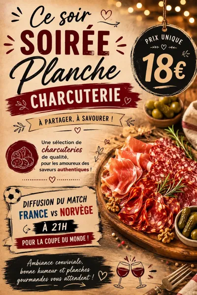 Soirée du vendredi au bar-restaurant la Bascule à Laissac