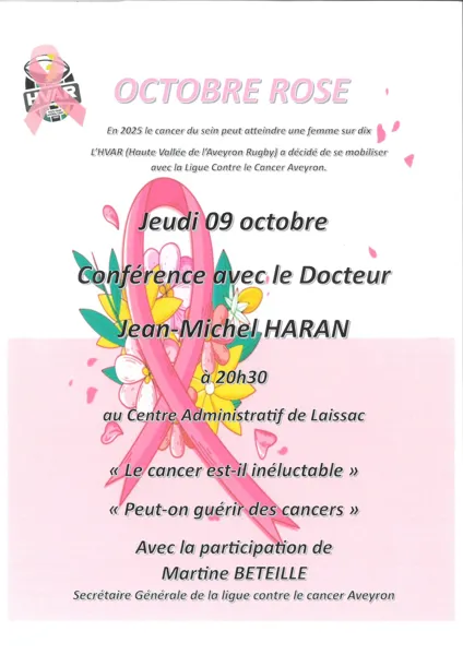 Octobre Rose : Conférence