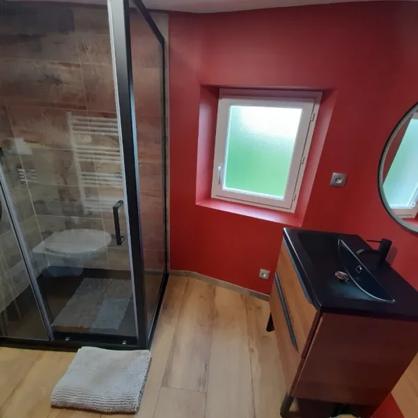 Salle de douche du bas