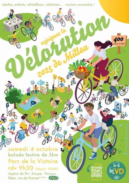 Vélorution 2025 de Millau