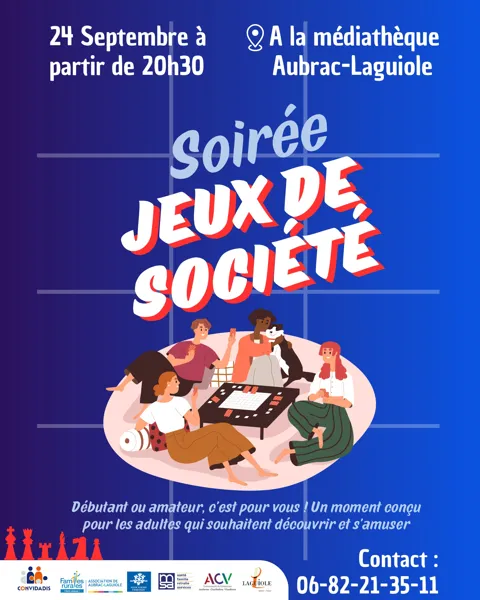 Soirée jeux de société