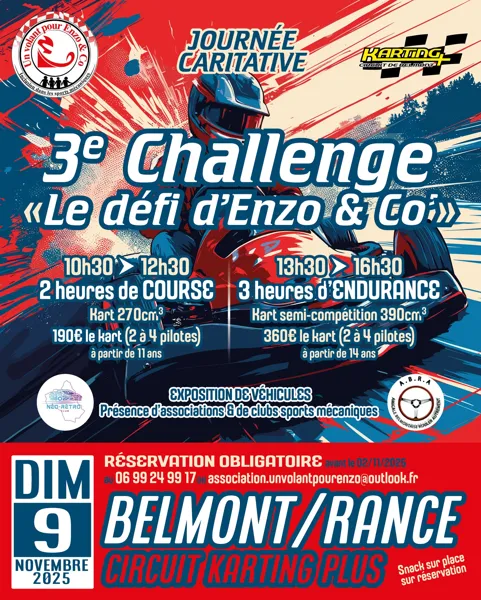 Journée caritative au Karting - Challenge 