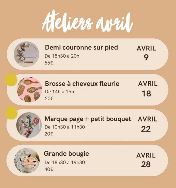 Atelier Art Floral : Grande Bougie