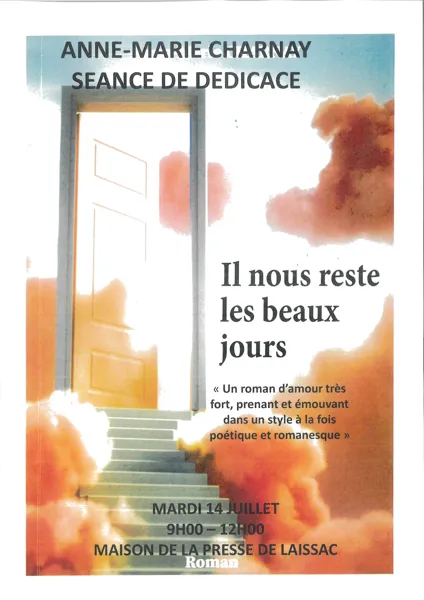 Séance de dédicaces de Anne-Marie CHARNAY à Laissac