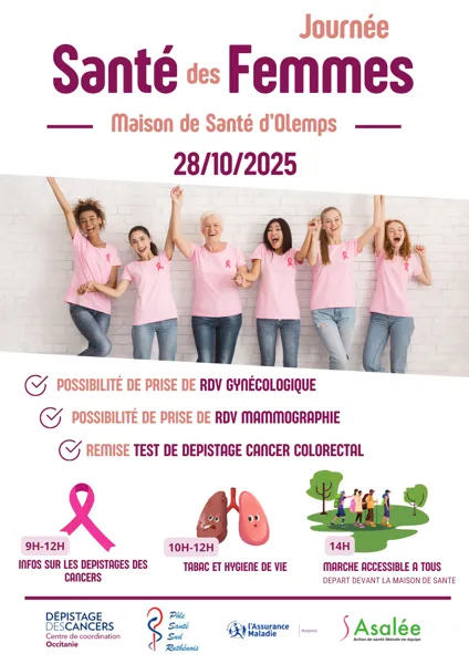 Octobre rose : Journée Santé des Femmes