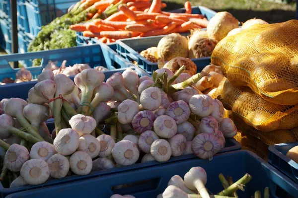 Marché couvert à Laissac