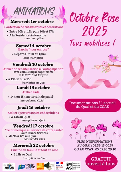 Octobre Rose : Atelier créatif