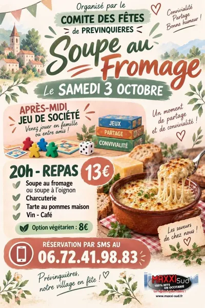Soirée soupe au fromage