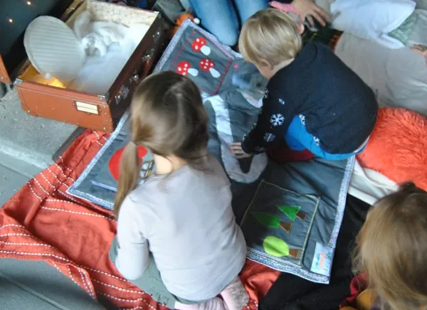 Raconte tapis avec Grenouille , Citrouille et cie