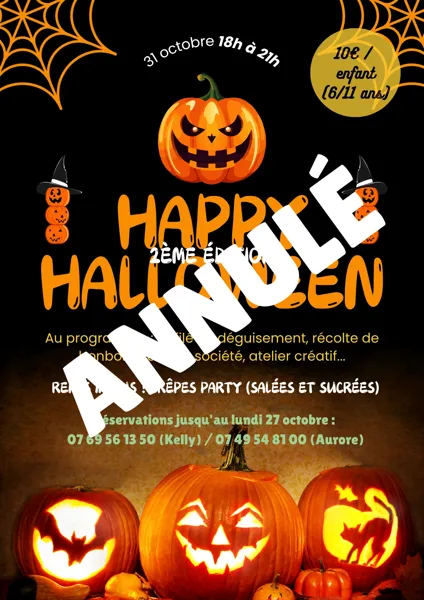 HAPPY HALLOWEEN à Bertholène - ANNULE