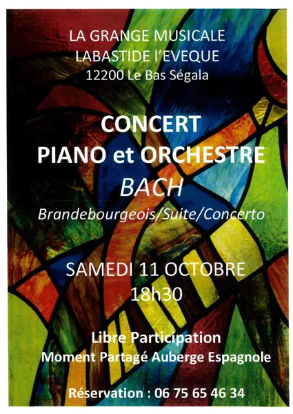 Concert piano et orchestre à La Grange Musicale - La Bastide l'Evêque