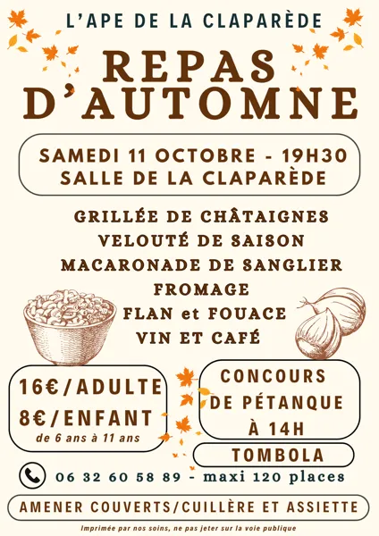 Repas d'automne