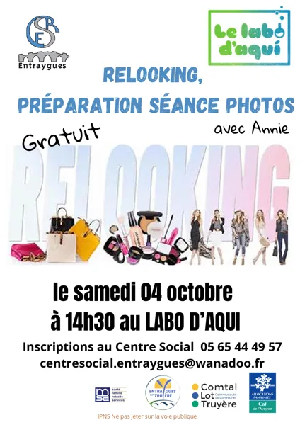 Relooking et préparation séance photos