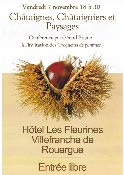 Conférence : Châtaignes, Châtaigniers et Paysages