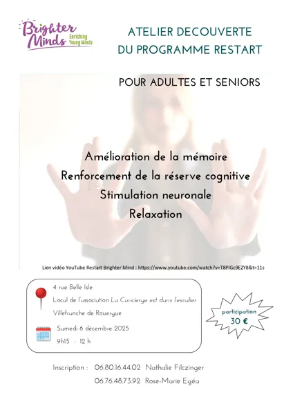 Atelier découverte du programme Restart