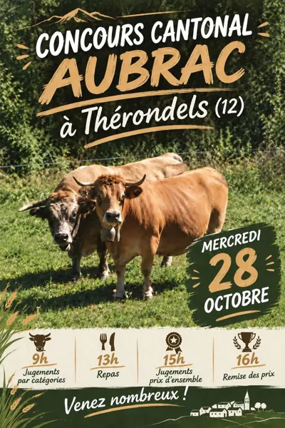 Concours cantonal de la race Aubrac