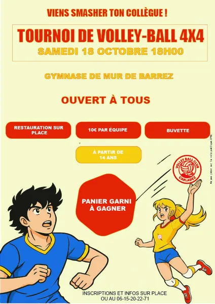Tournoi de volleyball en 4*4