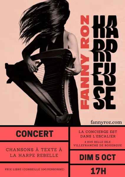 Concert Harpeuse de Fanny Roz