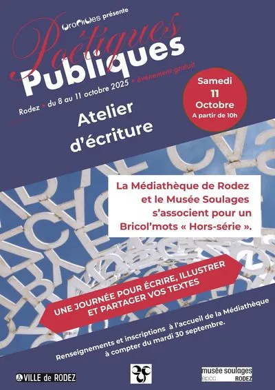 Atelier d’écriture et de pratique artistique