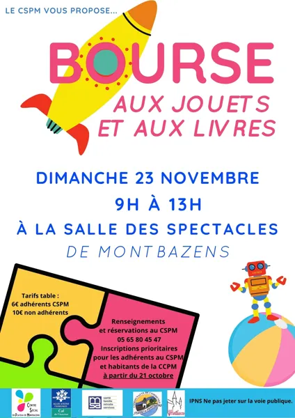Bourse aux jouets et aux livres