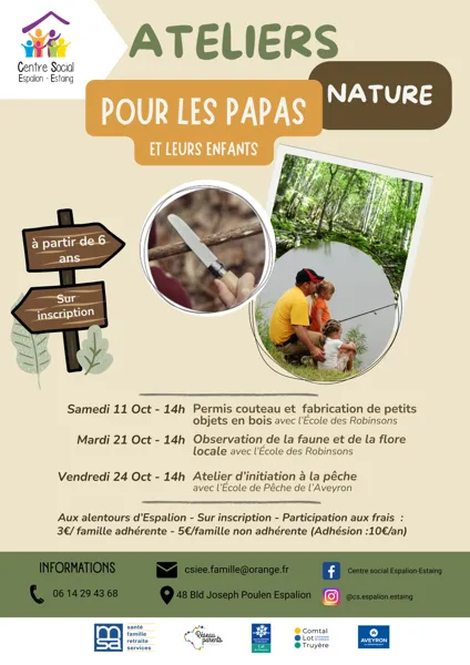 Ateliers Papa-Enfant Nature