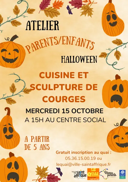 Atelier : La Citrouille la plus Cool