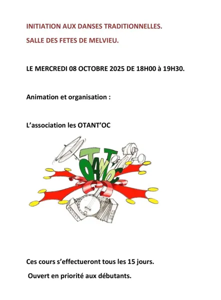 Initiation aux danses traditionnelles