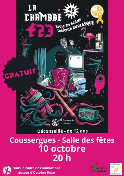 OCTOBRE ROSE : Théâtre à Coussergues