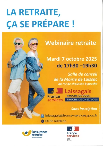 Webinaire retraite à Laissac