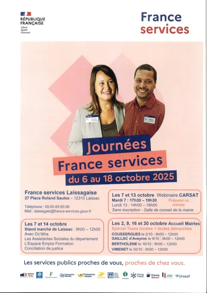 Journées France Services à Laissac