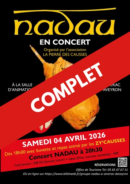 Nadau en concert – COMPLET