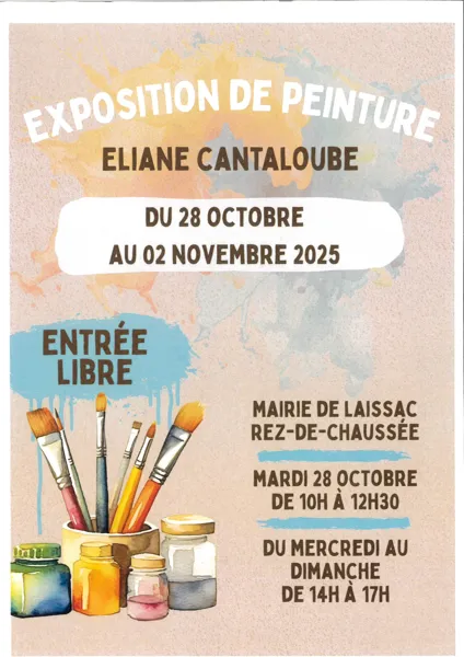 Exposition de peinture à Laissac