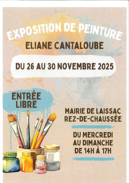 Exposition de peinture à Laissac
