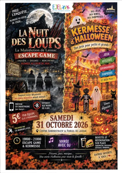 Soirée Halloween à Laissac