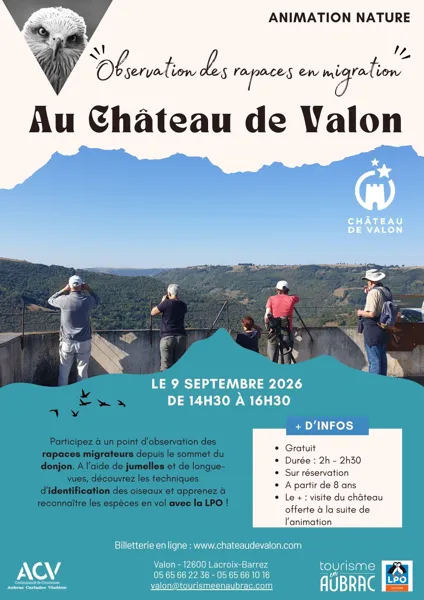 Animation nature : observation des rapaces en migration
