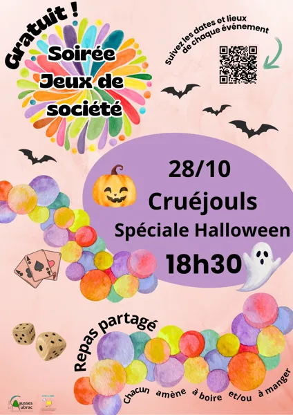Soirée jeux de société à Cruéjouls