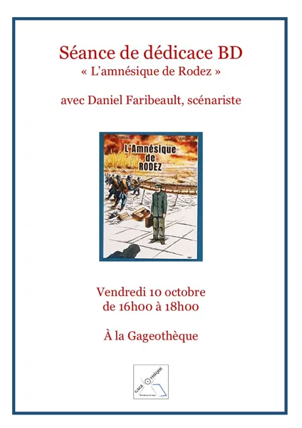 Séance de dédicace BD