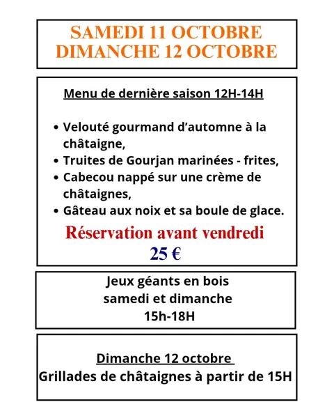Repas à la Guinguette chez Jaja