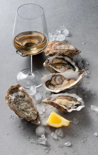 Huîtres et Vin blanc, Charcuteries